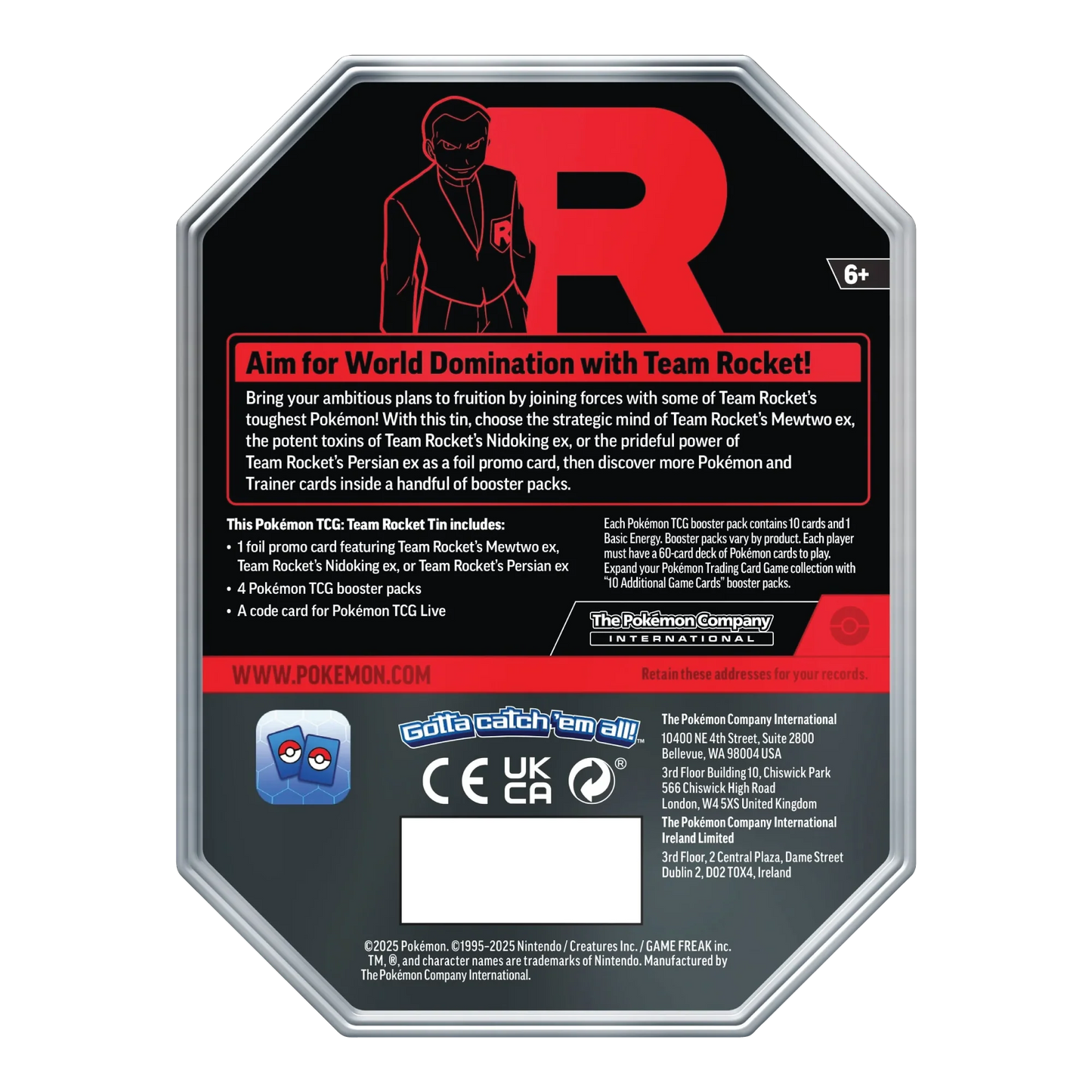 Pokémon Team Rocket Tin