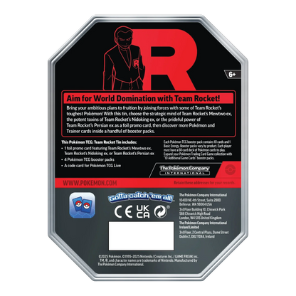 Pokémon Team Rocket Tin